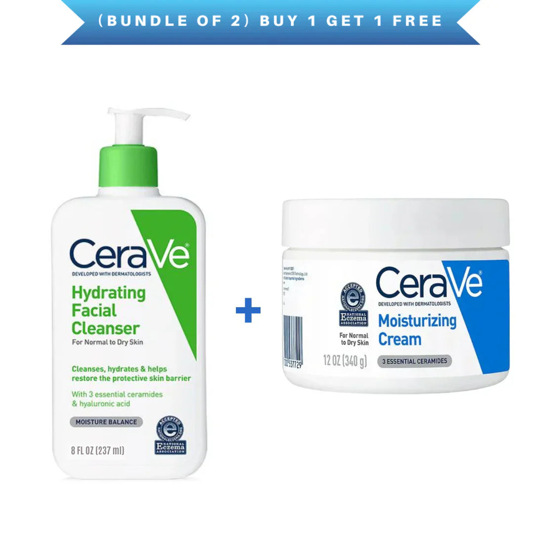 (Bundle of 2) Hydrating Cleanser with Moisturizing Cream